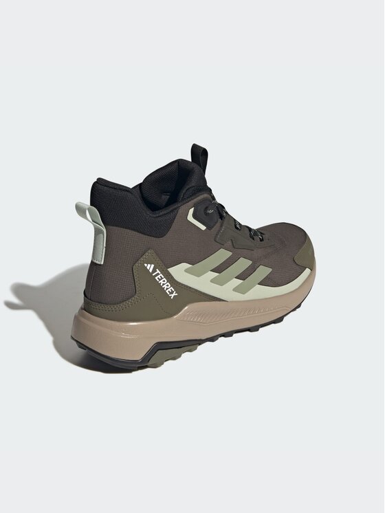 adidas adidas Trekingová obuv Terrex Anylander Mid Rain.Rdy Hiking Shoes JR6594 Hnědá