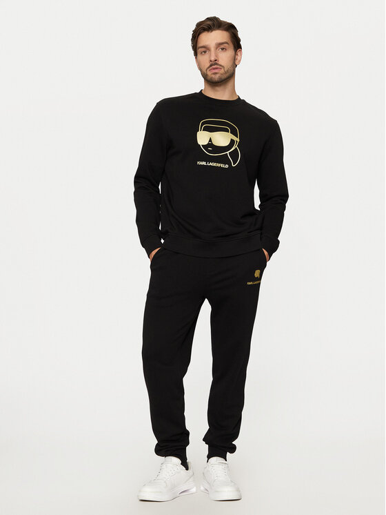 KARL LAGERFELD KARL LAGERFELD Mikina 705462 551900 Čierna Regular Fit