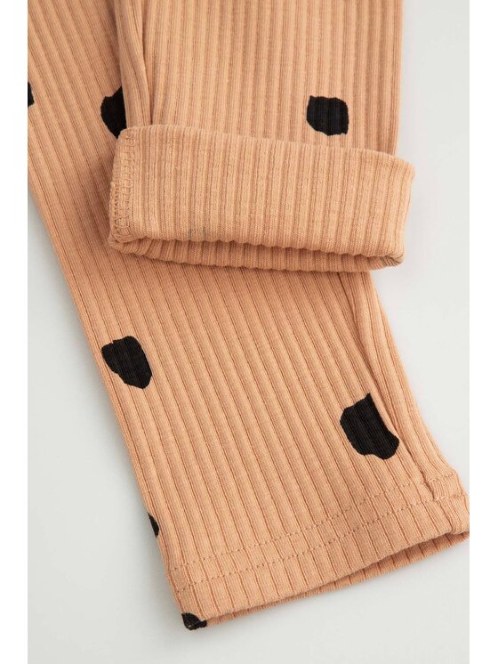 Coccodrillo Coccodrillo Legginsy ZC6122001SUN-002 Beżowy