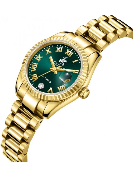 Beverly Hills Polo Club Beverly Hills Polo Club Zegarek BP3819X.170 Zielony