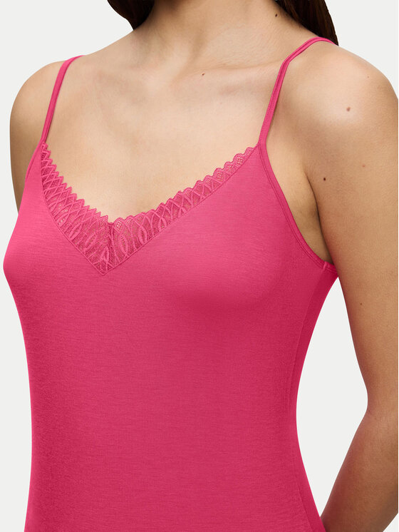 Triumph Triumph Pižamos marškinėliai Aura Spotlight 10221405 Rožinė Regular Fit