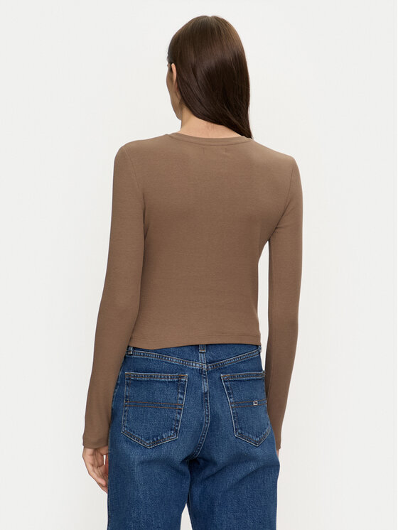 Brave Soul Brave Soul Blúz LLT-624LILETH2 Barna Regular Fit