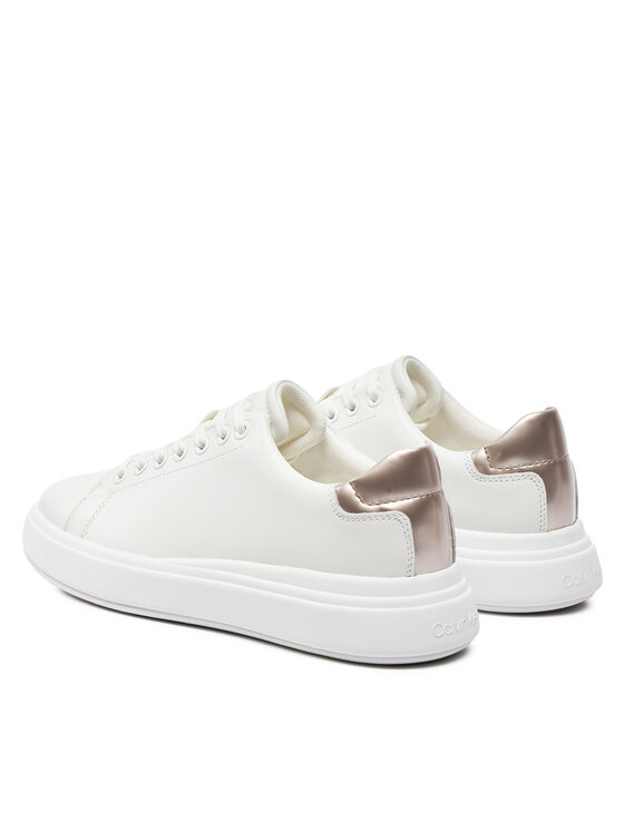 Calvin Klein Calvin Klein Sneakers Cupsole Lace Up Leather HW0HW01987 Weiß
