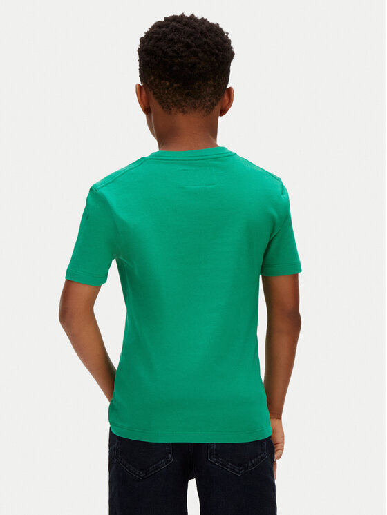 Calvin Klein Jeans Calvin Klein Jeans T-Shirt Mono Mini Badge LV1CKSJA30 Zielony Regular Fit