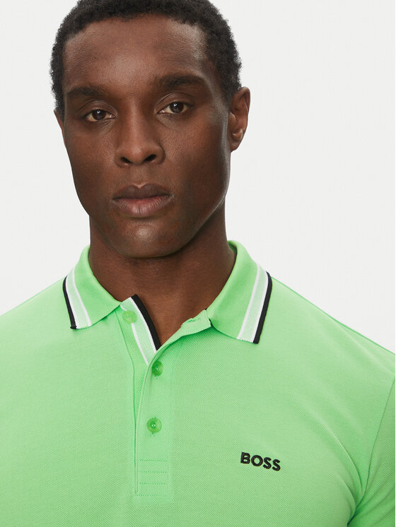 BOSS BOSS Polo Paddy 50469055 Zelena Regular Fit
