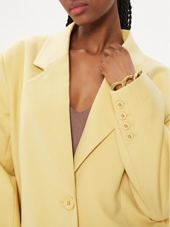 Gestuz Gestuz Giacca da abito Paula 10907014 Giallo Oversize
