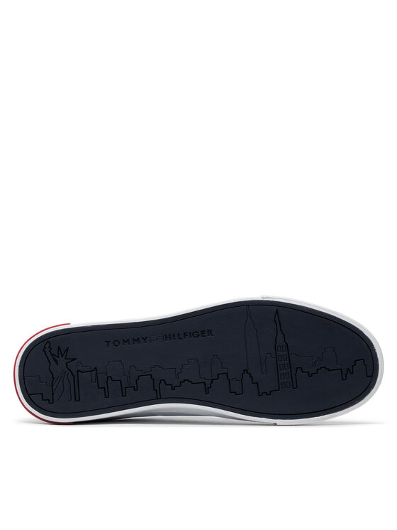 Tommy Hilfiger Tommy Hilfiger Tenisice Essential Leather Detail Vulc FM0FM04047 Bijela