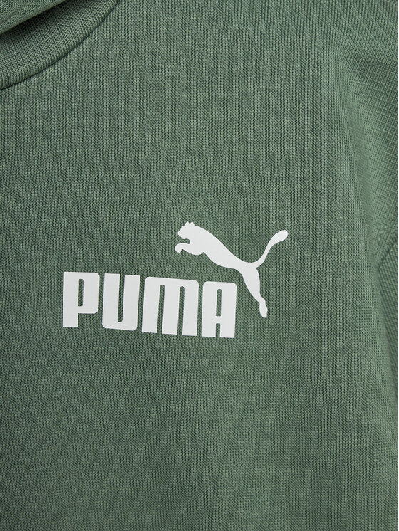 Puma Puma Bluza Puma Power Cat 674232 Zielony Regular Fit