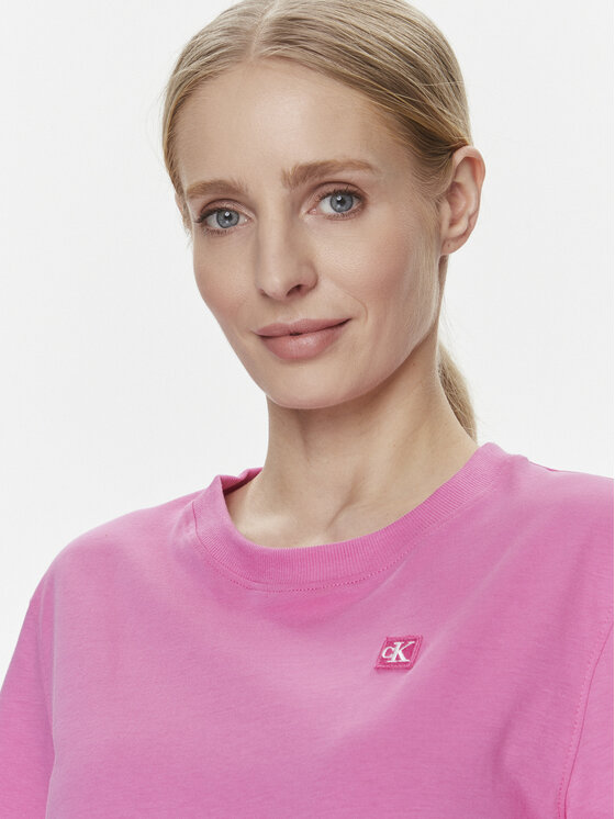 Calvin Klein Jeans Calvin Klein Jeans T-Shirt J20J223226 Růžová Regular Fit