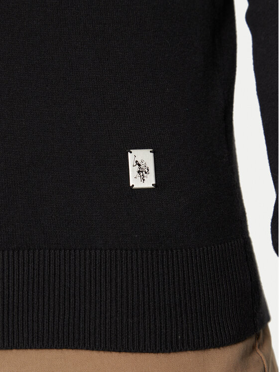 U.S. Polo Assn. U.S. Polo Assn. Dolčevita MUP3798 Crna Slim Fit