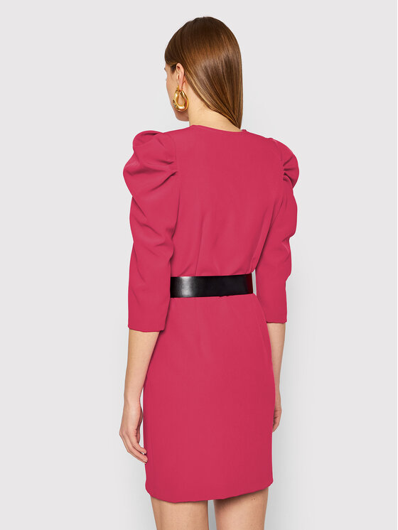 Rinascimento Rinascimento Cocktail obleka CFC0105950003 Roza Regular Fit