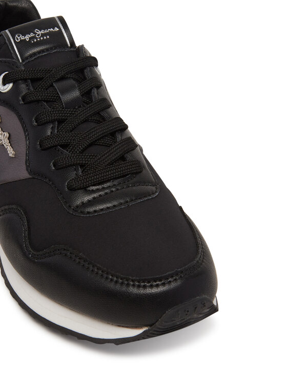 Pepe Jeans Pepe Jeans Sneakersy London Shine W PLS40046 Czarny