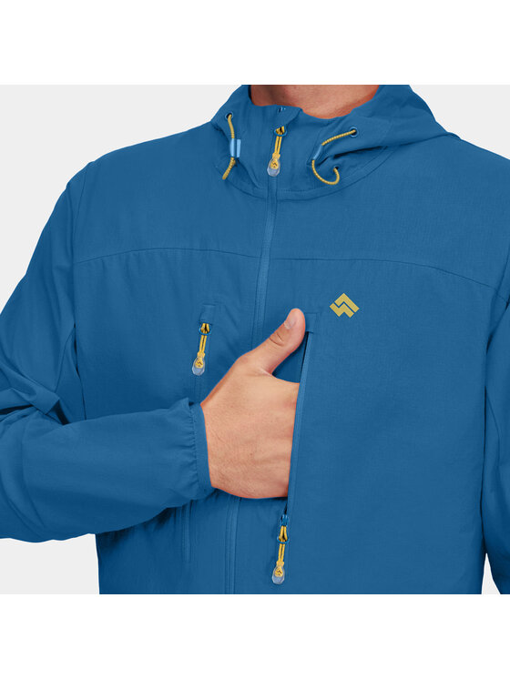 Alpinus Alpinus Kurtka softshell Pourri Niebieski Slim Fit
