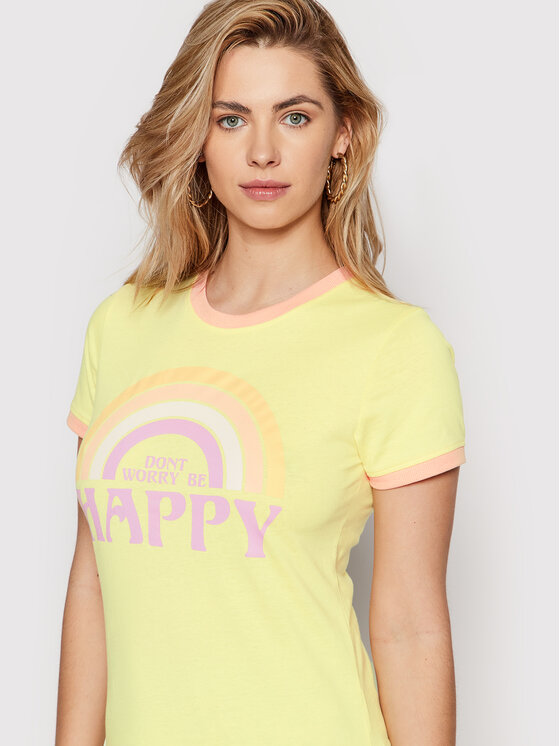 T-shirt LTS-544JULIET Giallo Regular Fit