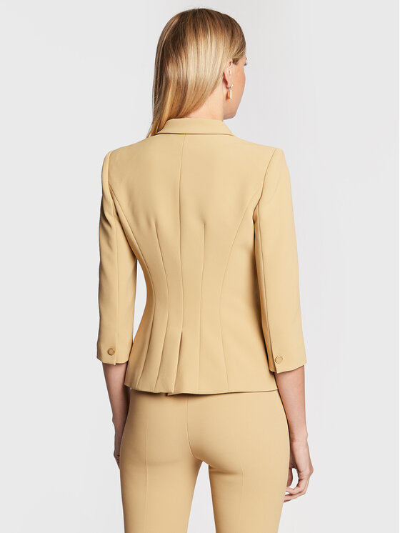 Giacca da abito GI-030-26E2-V500 Beige Slim Fit