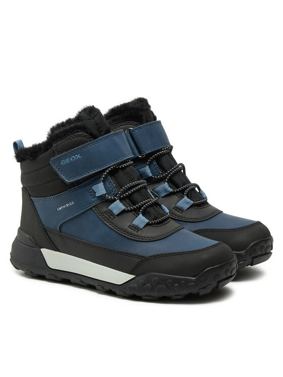 Geox Geox Cizme de zăpadă J Trekkyup Boy B Abx J46MBE 0MEFU C4J9B M Albastru