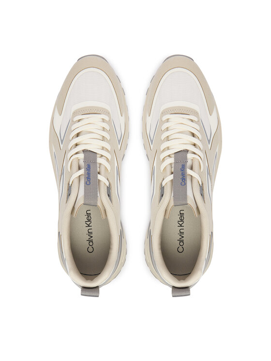 Calvin Klein Calvin Klein Sneakersy Hike Runner Laceup Stipe M-Su HM0HM02155 Béžová