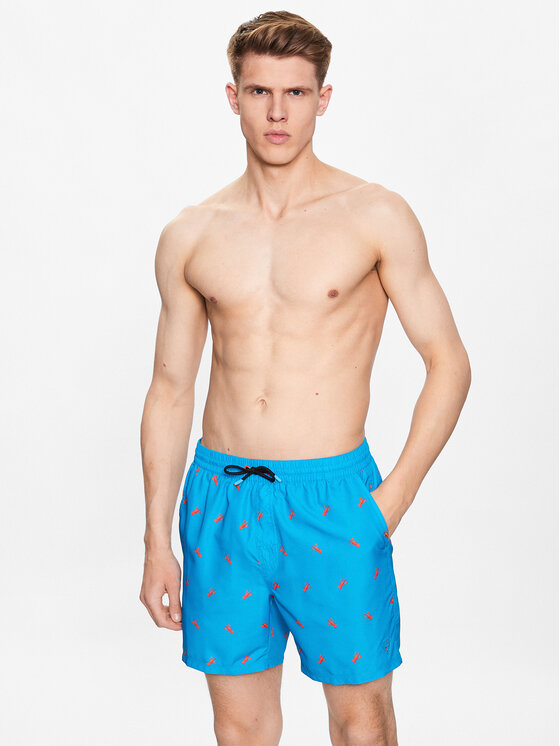 Guess Guess Σορτς κολύμβησης F3GT20 TEL62 Μπλε Regular Fit