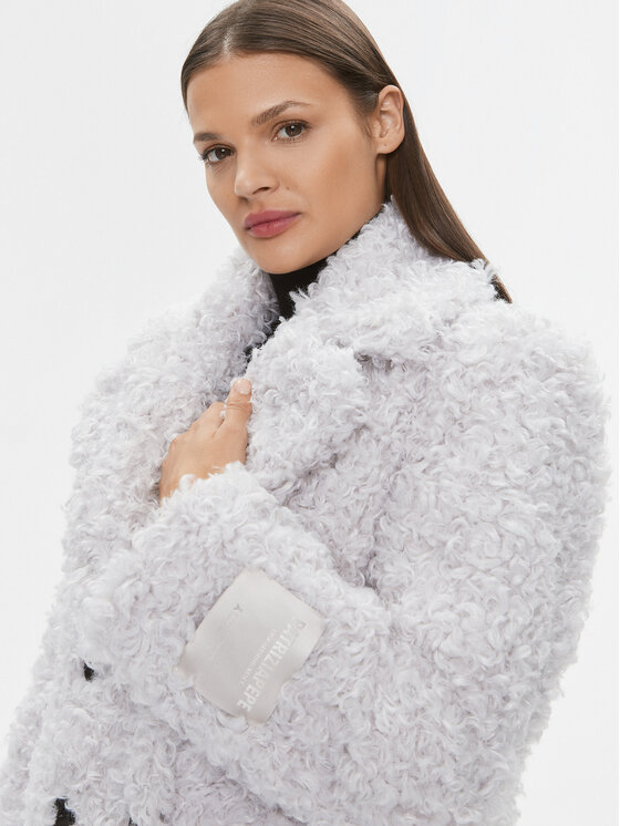 Patrizia Pepe Patrizia Pepe Кожух 2O0116/E009-W356 Сив Regular Fit