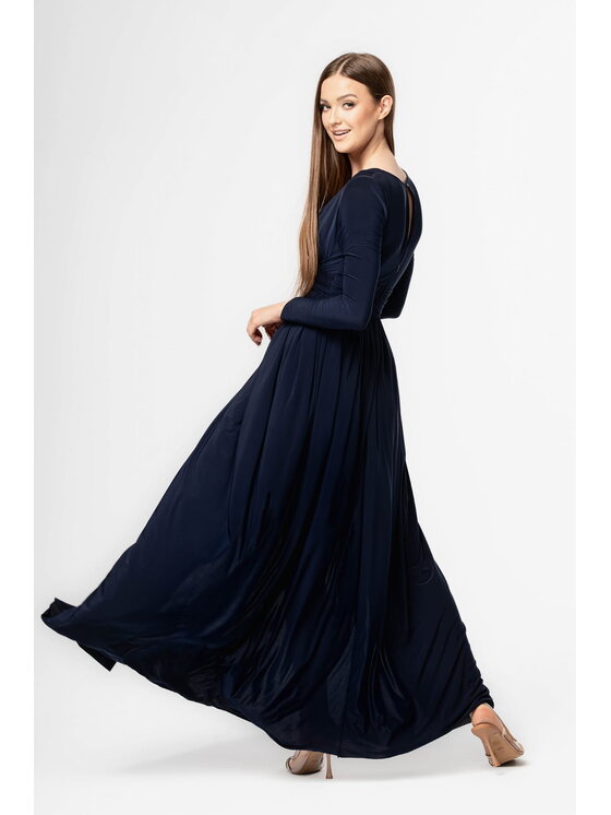 Aurora Aurora Sukienka wieczorowa Adelle Granatowy Ladies Fit