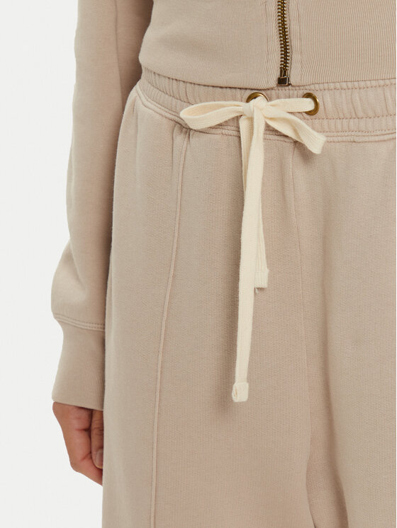 Champion Champion Spodnji del trenirke 117638 Bež Wide Leg