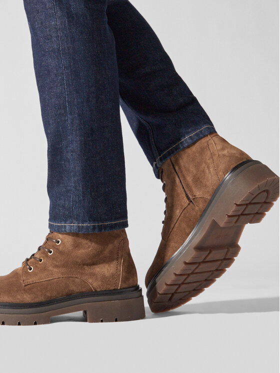 Gant Gant Gležnjarji Ramzee Mid Lace Boot 27683423 Rjava