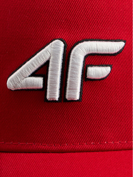 4F 4F Czapka z daszkiem BASIC 3 Czerwony