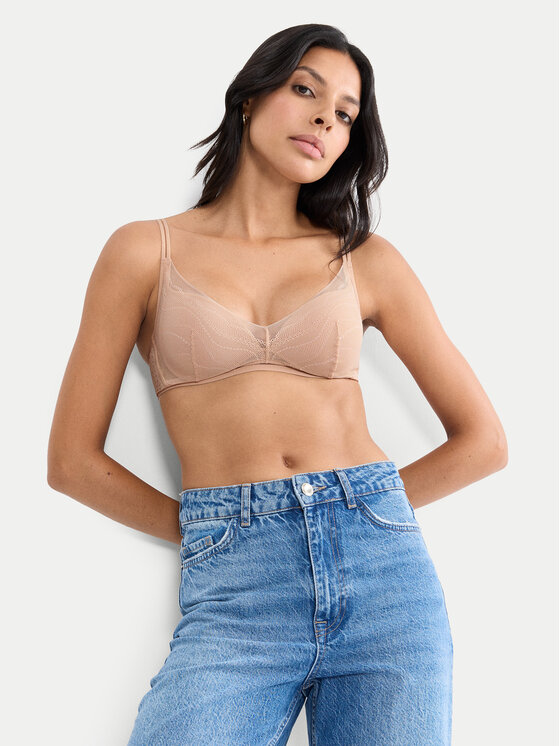 Triumph Triumph Σουτιέν Push-up Breathe & Lift Smart10226602 Μπεζ