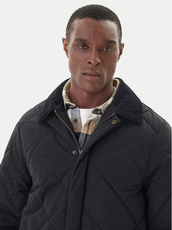 Hunter Hunter Μπουφάν μεταβατικό Ardwell HARM0003252 Μαύρο Regular Fit