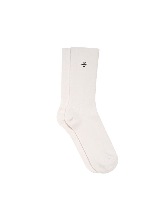 B SIDES B SIDES Skarpety długie MERINO UNISEX Biały