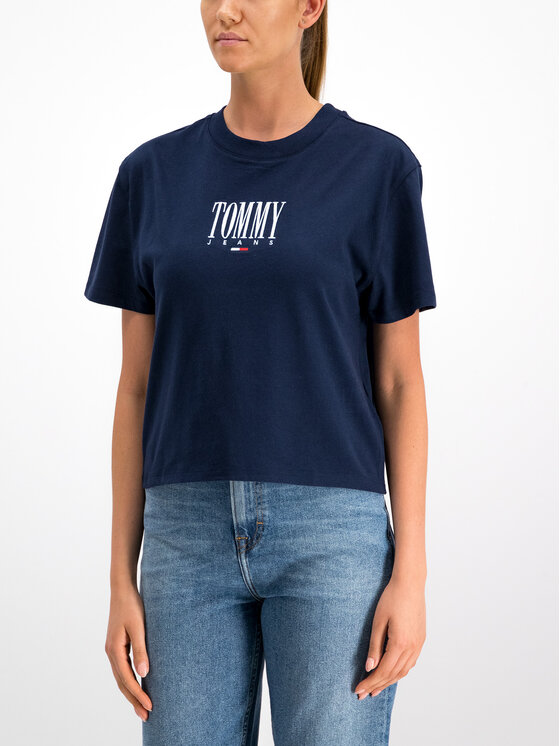 Tommy Jeans Tommy Jeans Marškinėliai DW0DW06721 Tamsiai mėlyna Loose Fit