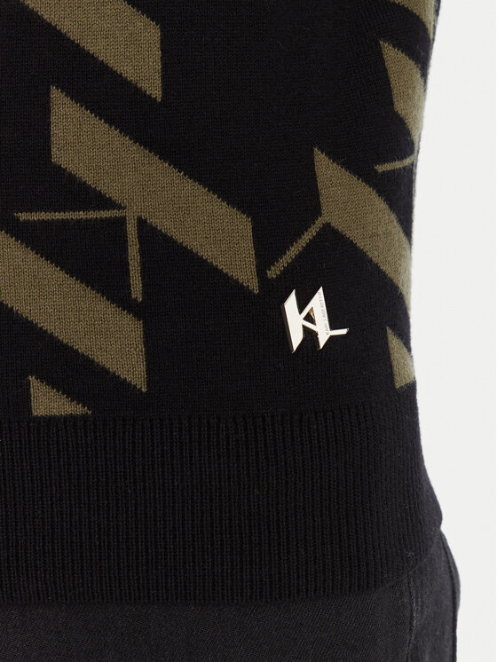 KARL LAGERFELD KARL LAGERFELD Пуловер 655022 554305 Зелен Regular Fit