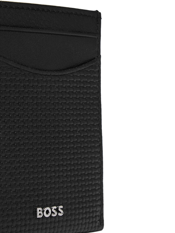 BOSS BOSS Set denarnica in etui za kreditne kartice 50563867 Črna
