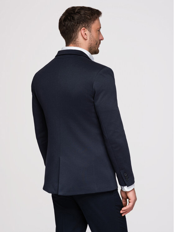 Ombre Ombre Sako M170 Tmavomodrá Slim Fit