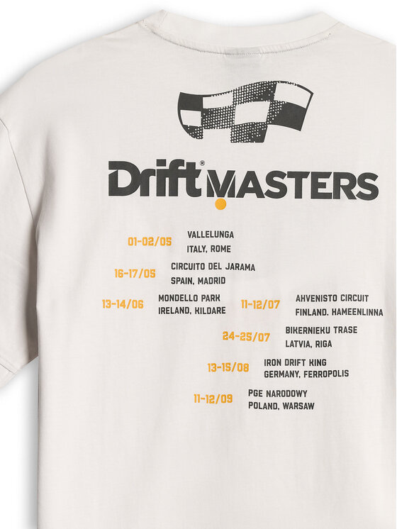 4F 4F T-Shirt MOTOSPORTS 2026 Biały Loose Fit