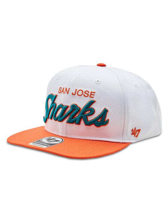 47 Brand NHL San Jose Sharks Orange Snapback Cap