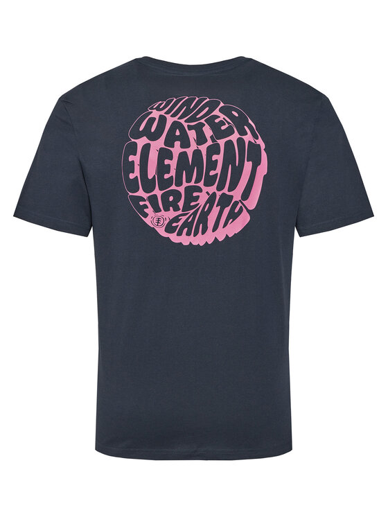 Element Element Póló Wind Water Fire Earth ELYZT00523 Sötétkék Regular Fit