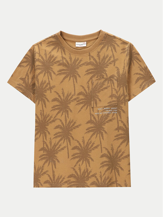 Coccodrillo Coccodrillo T-Shirt WC4143203NWJ Beżowy Regular Fit