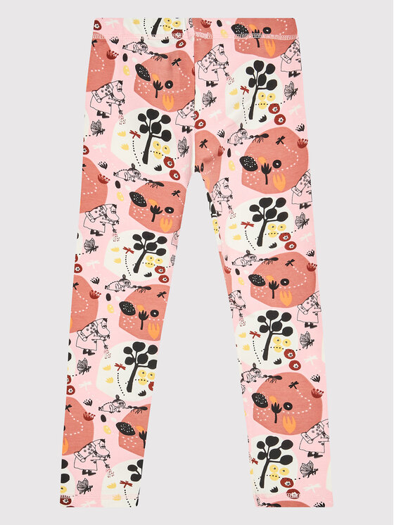 Leggings MOOMIN Maskros 516691M Rosa Slim Fit