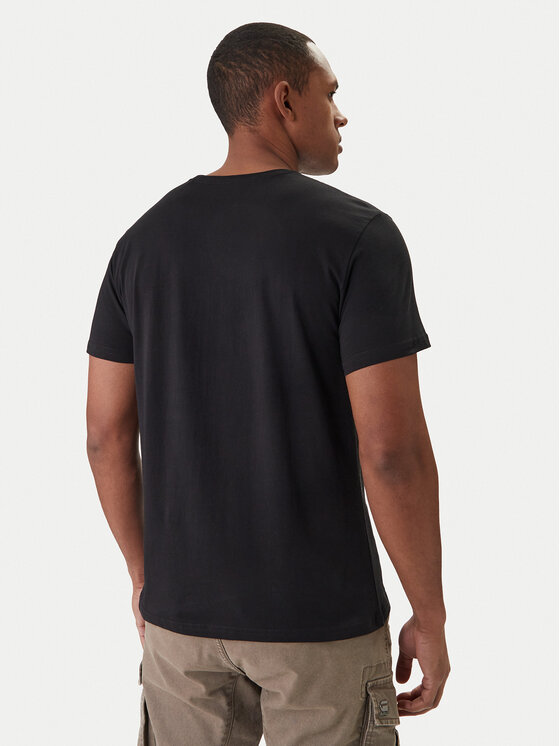 Alpha Industries Alpha Industries T-Shirt Basic 188505 Czarny Regular Fit