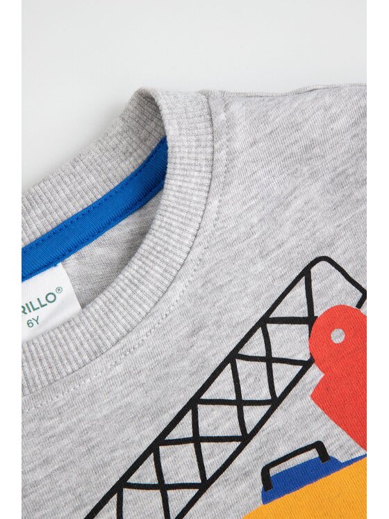Coccodrillo Coccodrillo T-Shirt ZC5143101CBK-019 Šedá Regular Fit