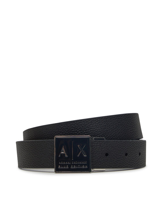 Armani Exchange Pánsky opasok XM001005 AF13929 UB101 Tmavomodrá
