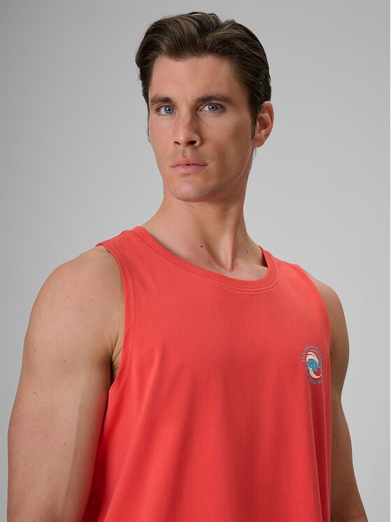 4F 4F Tank top 4FRSS26TSLEM366-63S Różowy Regular Fit