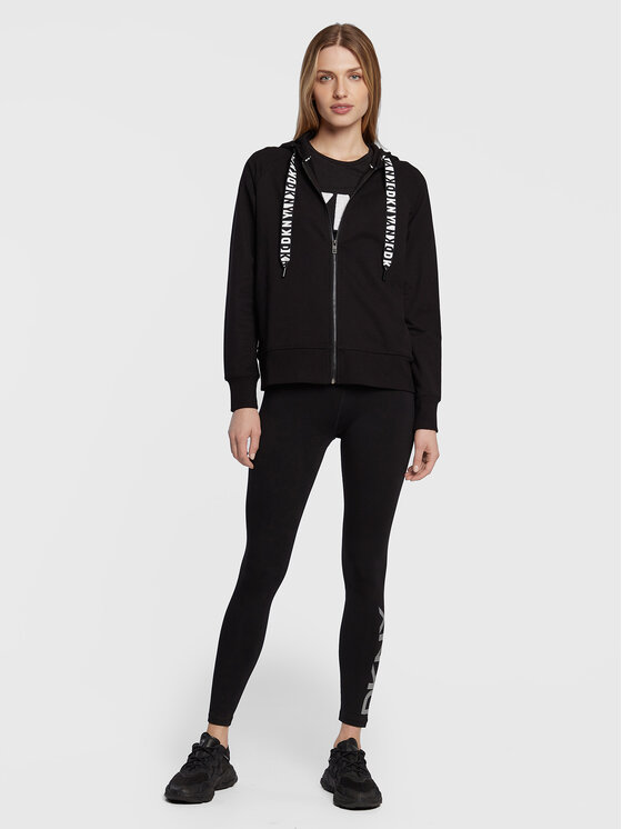 DKNY Sport DKNY Sport Džemperis DP2J8598 Juoda Regular Fit