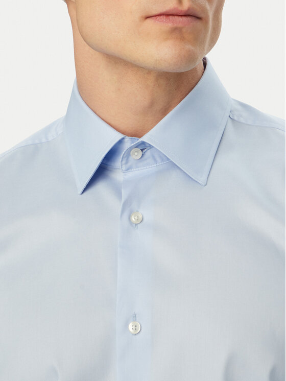 BOSS BOSS Särk H-Hank 50560704 Helesinine Slim Fit