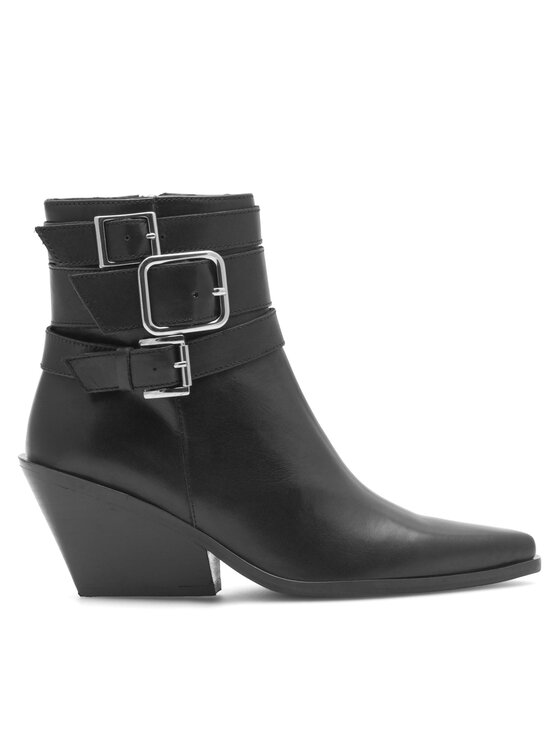 Cizme și botine cowboy Eva Minge CAREI-110433 Negru
