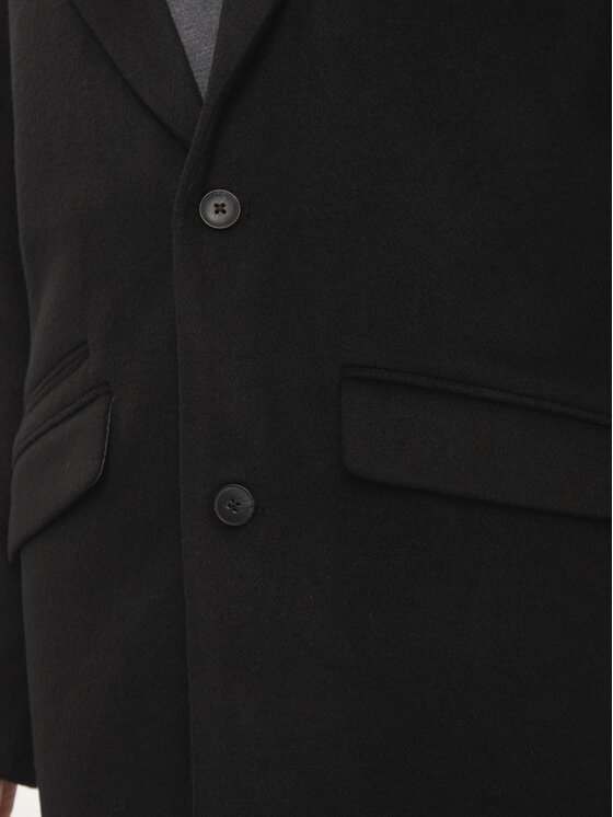 Jack & Jones Jack & Jones Kabát pro přechodné období Hays 12258389 Černá Regular Fit