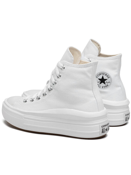 Converse Converse Sneakers aus Stoff Chuck Taylor All Star Move Platform 568498C Weiß