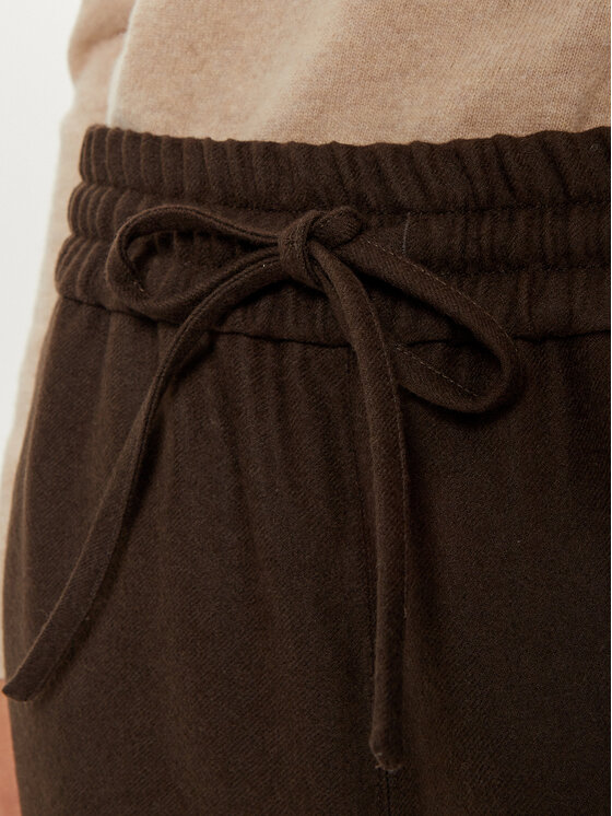 AMI Paris AMI Paris Bavlnené nohavice UTR212.WV0018 Hnedá Relaxed Fit