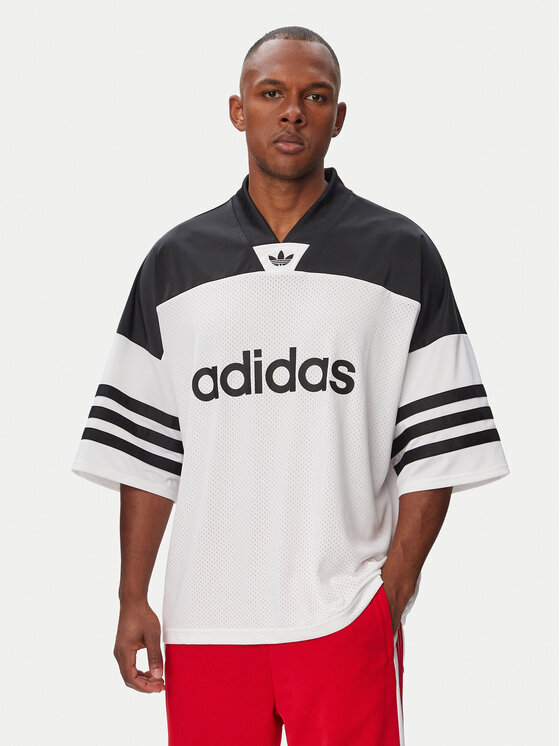 adidas Tricou Adicolor KR1403 Alb Loose Fit